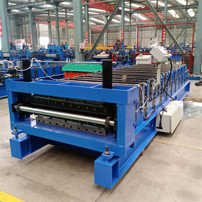 High Speed ​​​​Metal Trapezoidalny panel dachowy Dwuwarstwowa maszyna do formowania rolek