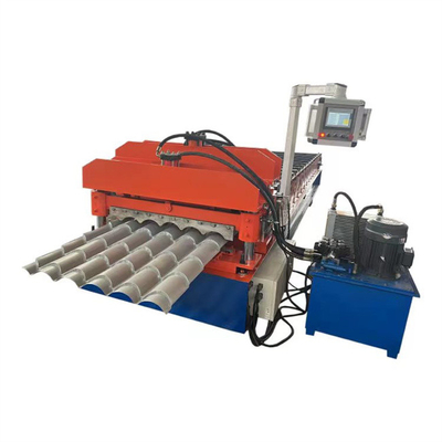 Automatyczna maszyna do formowania rolek z metalową glazurą o grubości 0,3-0,8 mm, hydrauliczna maszyna do formowania