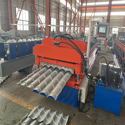 Automatyczna maszyna do formowania rolek z metalową glazurą o grubości 0,3-0,8 mm, hydrauliczna maszyna do formowania