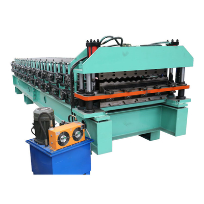 Dostosowane metalowe panele dachowe GI GL Panele ścienne Double Deck Roll Forming Machine