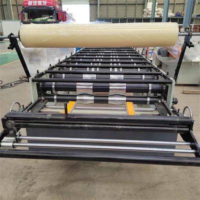 Metalowy panel dachowy Maszyna do formowania rolek Folia sterująca PLC 0,3-0,8 mm