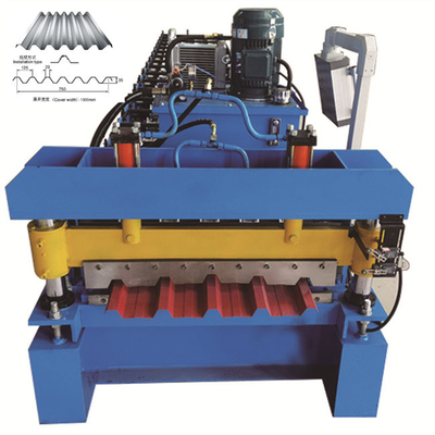 Maszyna do formowania rolek do paneli dachowych Galvalume o dużej prędkości 0,3-1 mm używana do użytku domowego