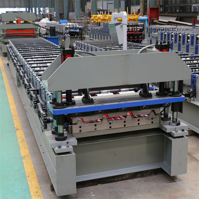 Hydrauliczna maszyna do formowania rolek z panelem dachowym ze sterowaniem PLC 15-20 m / min dla ściany dachowej
