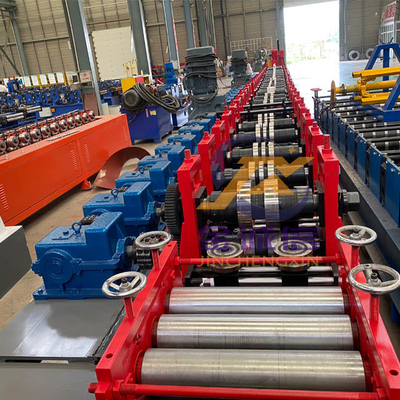 Maszyna do formowania rolek 380 V do struktury słonecznej 41 * 21 mm Maszyna do formowania rolek Unistrut