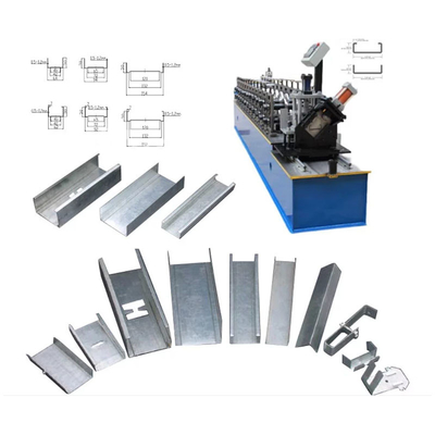 Kanał do płyt kartonowo-gipsowych 415V Stud and Track Machine 45-50m / min szybka prędkość
