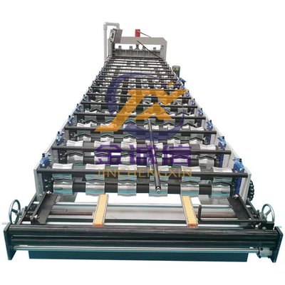 PLC Control Color Glazurowana maszyna do formowania rolek Hydrauliczne cięcie Długa usługa