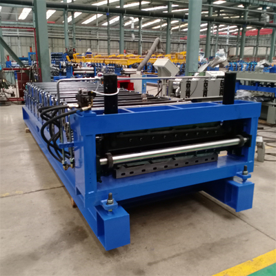 Dwuwarstwowa maszyna do formowania rolek ze stali kolorowej w pełni automatyczna 0,3 mm-0,8 mm