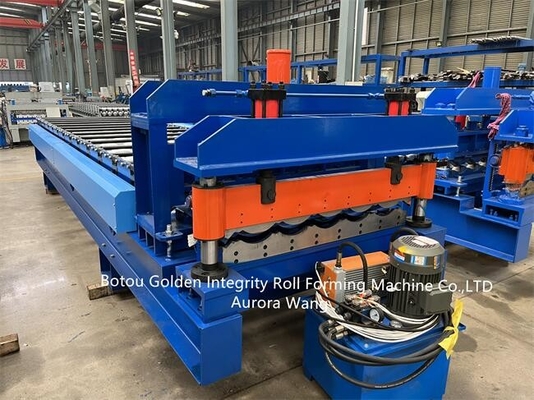 JCX Glazed Tile Maszyna do formowania na zimno rolek aluminiowych Delta PLC Control