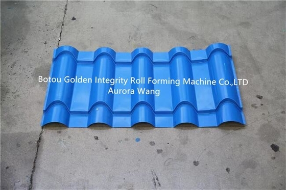 JCX Glazed Roof Tile Roll Forming Machine 380v 50hz PPGI GI materiał