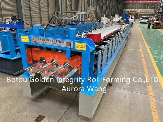 JCX Floor Decking Roll Forming Machine PLC Detla Control System