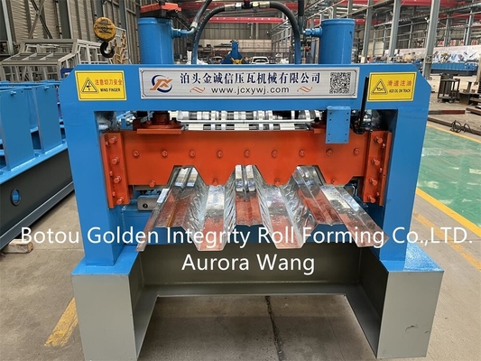JCX Floor Decking Roll Forming Machine PLC Detla Control System
