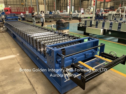 Cynk Metal Curly falista maszyna do formowania rolek dachowych Hydrauliczny system cięcia